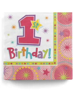 1. Geburtstags Servietten