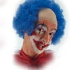 Clown Glatze Mit Blauen Locken