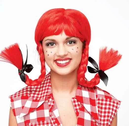 Freche Göre Kinderperücke Mit Zöpfen 1 Freche Göre Kinderperücke Mit Zöpfen