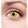 Kontaktlinsen Gelbe Rabenaugen Motiv