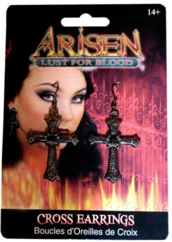 Gothic Kreuz Ohrringe