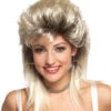 80er Jahre Rocker Braut Perücke Blond