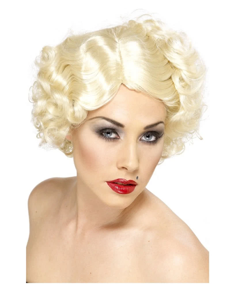 20er Jahre Bob Perücke Blond
