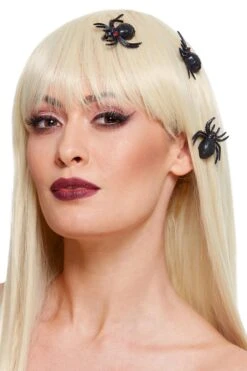 Spinnen Haarspangen 3er Set