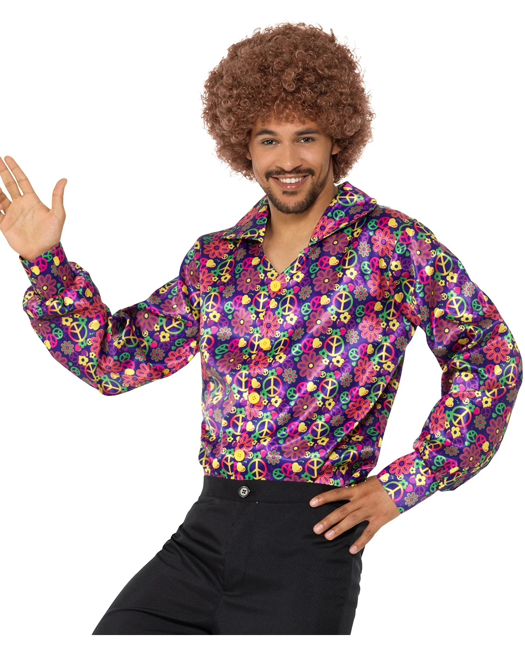 60er Jahre Peace Hemd Bunt 1 60er Jahre Peace Hemd Bunt