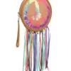60s Tamburin Peace Tasche Mit Fransen