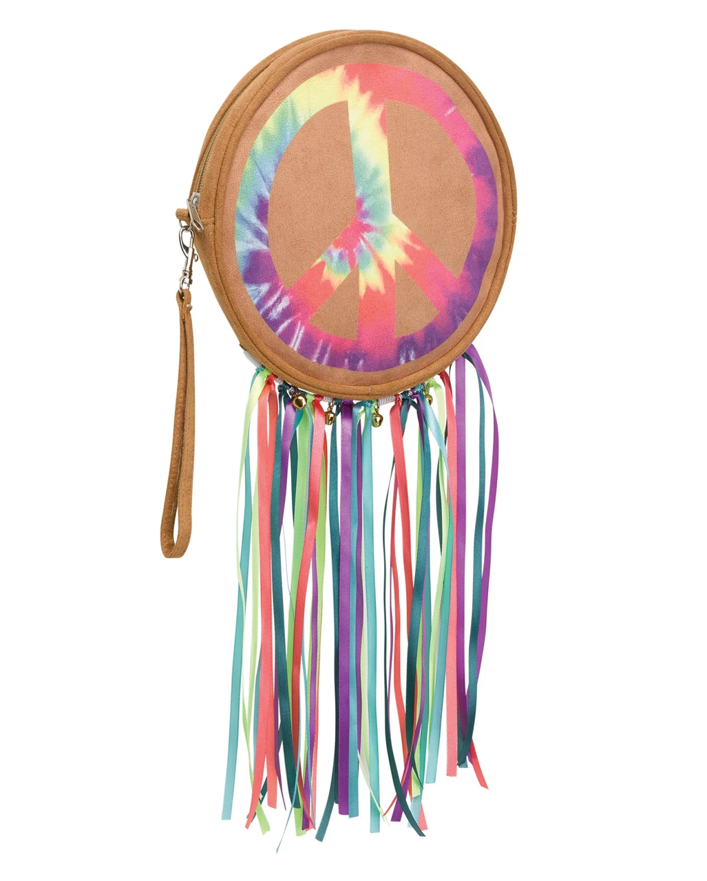 60s Tamburin Peace Tasche Mit Fransen 1 60s Tamburin Peace Tasche Mit Fransen