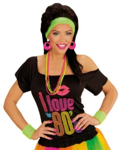 80er Jahre Ohrringe Neonpink -Schattenfest Verkäufe 80er jahre ohrringe in neonpink achtziger jahre modeschmuck mottoparty zubehoer 23237 3