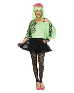 80er Jahre Top Grün