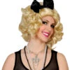 80er Pop Star Perücke Mit Schleife