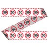Absperrband Verkehrsschild 50