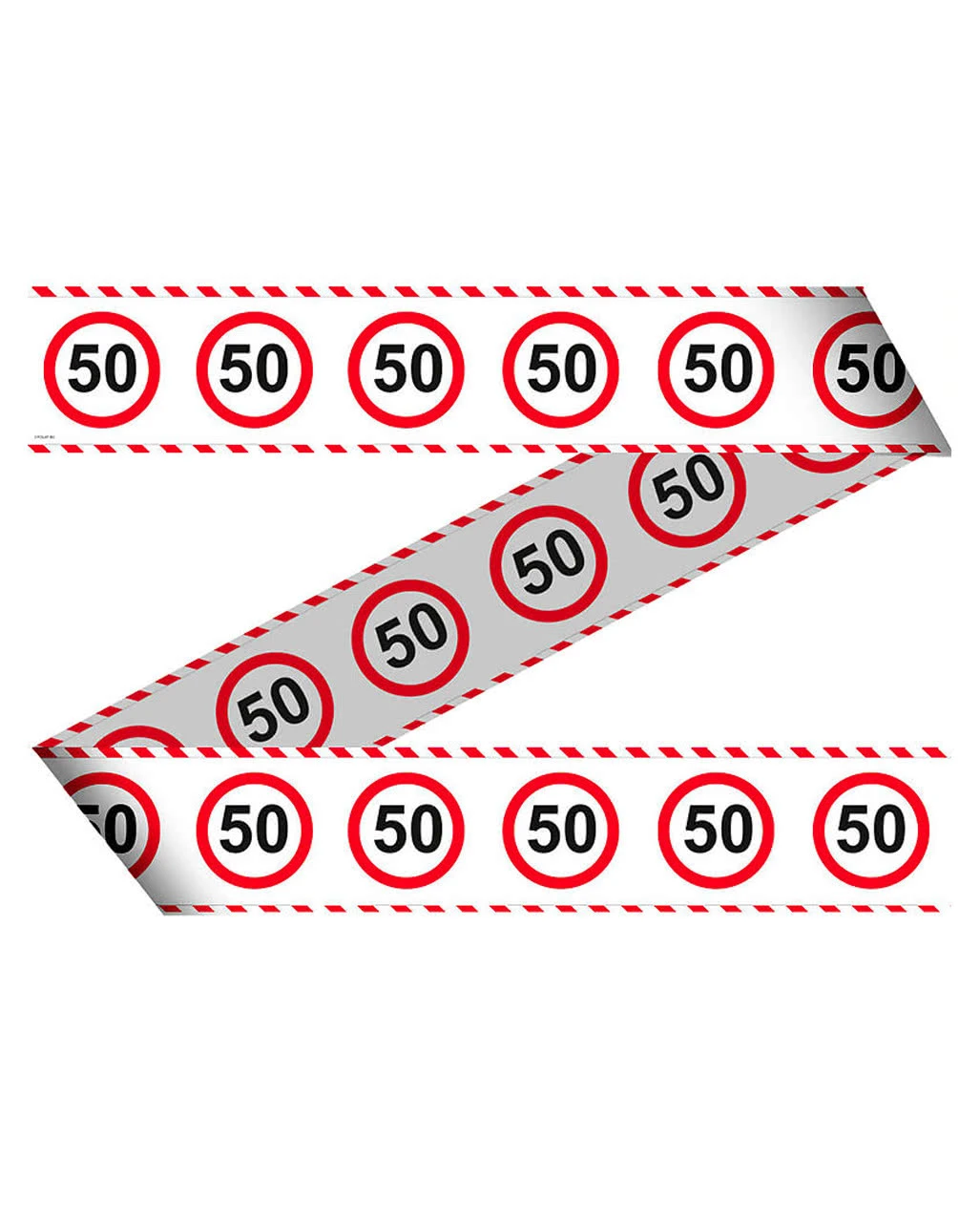 Absperrband Verkehrsschild 50 1 Absperrband Verkehrsschild 50