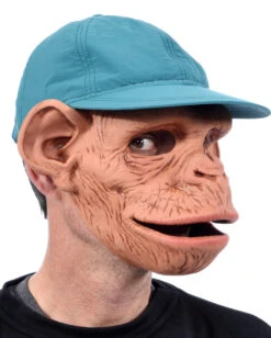 Affen Maske Deluxe -Schattenfest Verkäufe affen maske mit baseball muetze schimpansen maske tiermaske chimp mask 21275 04