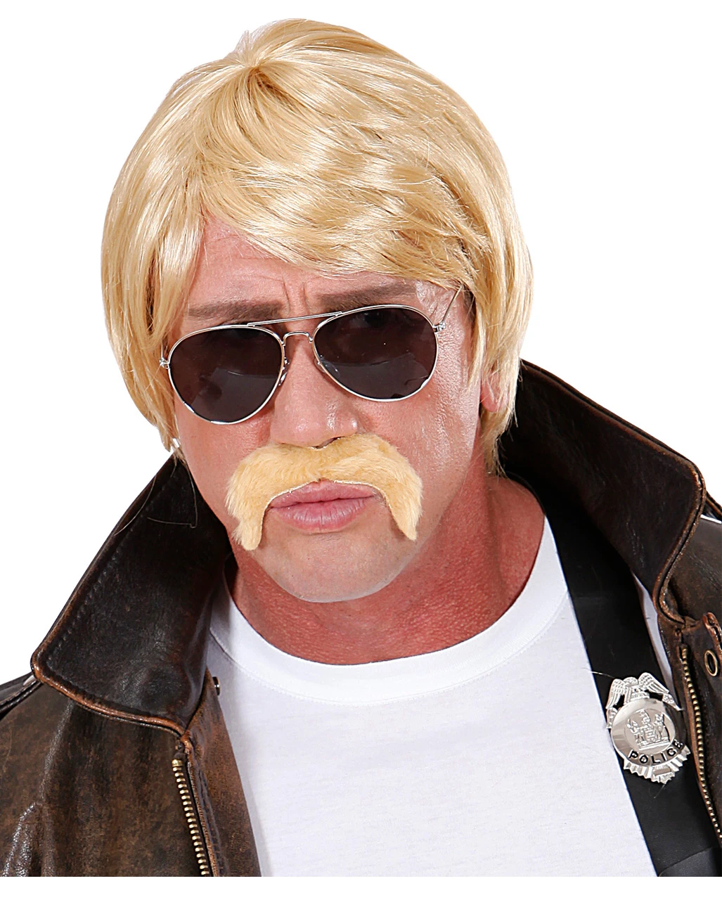 Agenten Perücke Mit Bart Und Brille Blond 2 Agenten Perücke Mit Bart Und Brille Blond – Bild 2