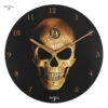 Alchemy Omega Totenkopf Uhr 34cm