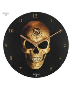 Alchemy Omega Totenkopf Uhr 34cm