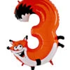 Animaloon Zahl 3 Fuchs