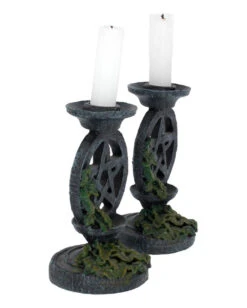Antike Pentagramm Kerzenleuchter 2 St. -Schattenfest Verkäufe antike pentagramm kerzenleuchter antic pentagram candlesticks gothic deko halloween tischdeko 51134 06