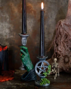 Antike Pentagramm Kerzenleuchter 2 St. -Schattenfest Verkäufe antike pentagramm kerzenleuchter antic pentagram candlesticks gothic deko halloween tischdeko 51134 07