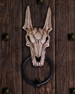 Anubis Skull Türklopfer 9 Anubis Skull Türklopfer -Schattenfest Verkäufe anubis skull tuerklopfer gothic deko und wohnaccessoires anubis skull doorknocker 52210 5