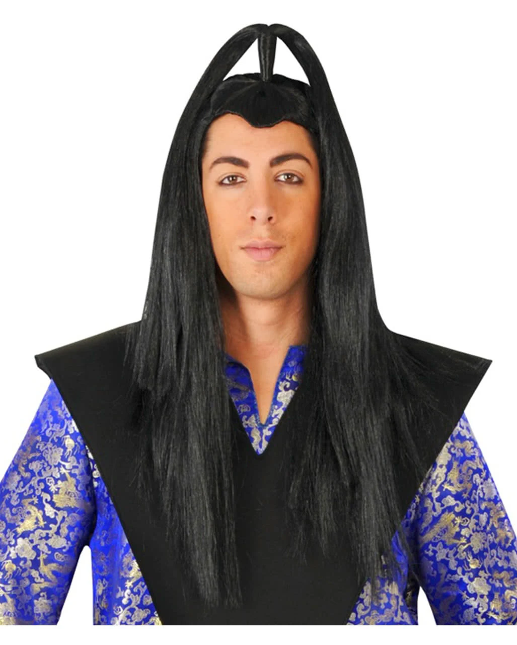 Asiatischer Krieger Perücke 1 Asiatischer Krieger Perücke