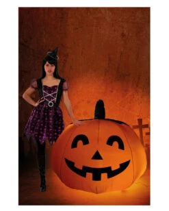 Aufblasbarer Kürbis Mit Ventilator & Licht 120cm -Schattenfest Verkäufe aufblasbarer kuerbis mit ventilator und licht inflatable pumpkin with vent and light halloween deko 53154 03
