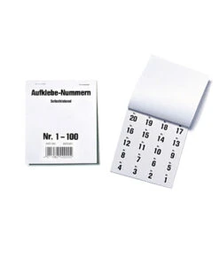 Aufklebe-Nummern 100 Stück