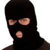 Schwarze Balaclava Maske Als Sturmhaube