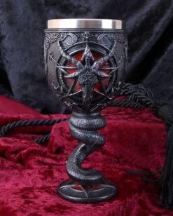 Baphomet Kelch -Schattenfest Verkäufe baphomet kelch baphomet trinkgefaess baphomet goblet gothic kelch halloween deko 39209 04