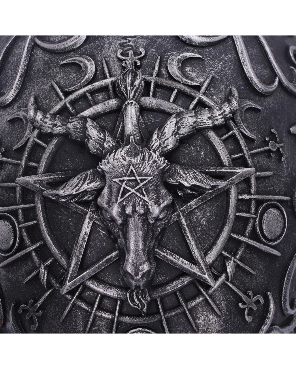 Baphomet's Worship Totenkopf 19,5cm 6 Baphomet's Worship Totenkopf 19,5cm – Bild 6