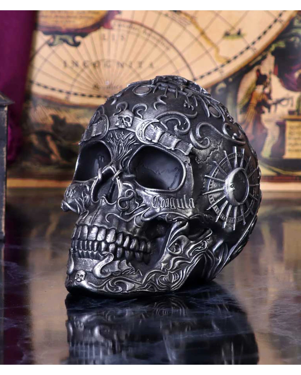 Baphomet's Worship Totenkopf 19,5cm 7 Baphomet's Worship Totenkopf 19,5cm – Bild 7