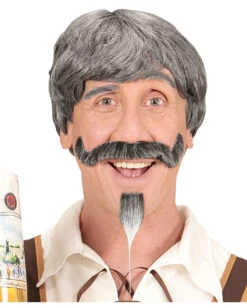 Bayer Männerperücke Mit Schnäuzer & Kinnbart