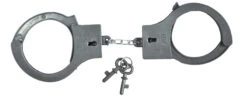 Kunststoff Handschellen Grau
