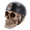 Biker Totenkopf Mit Helm