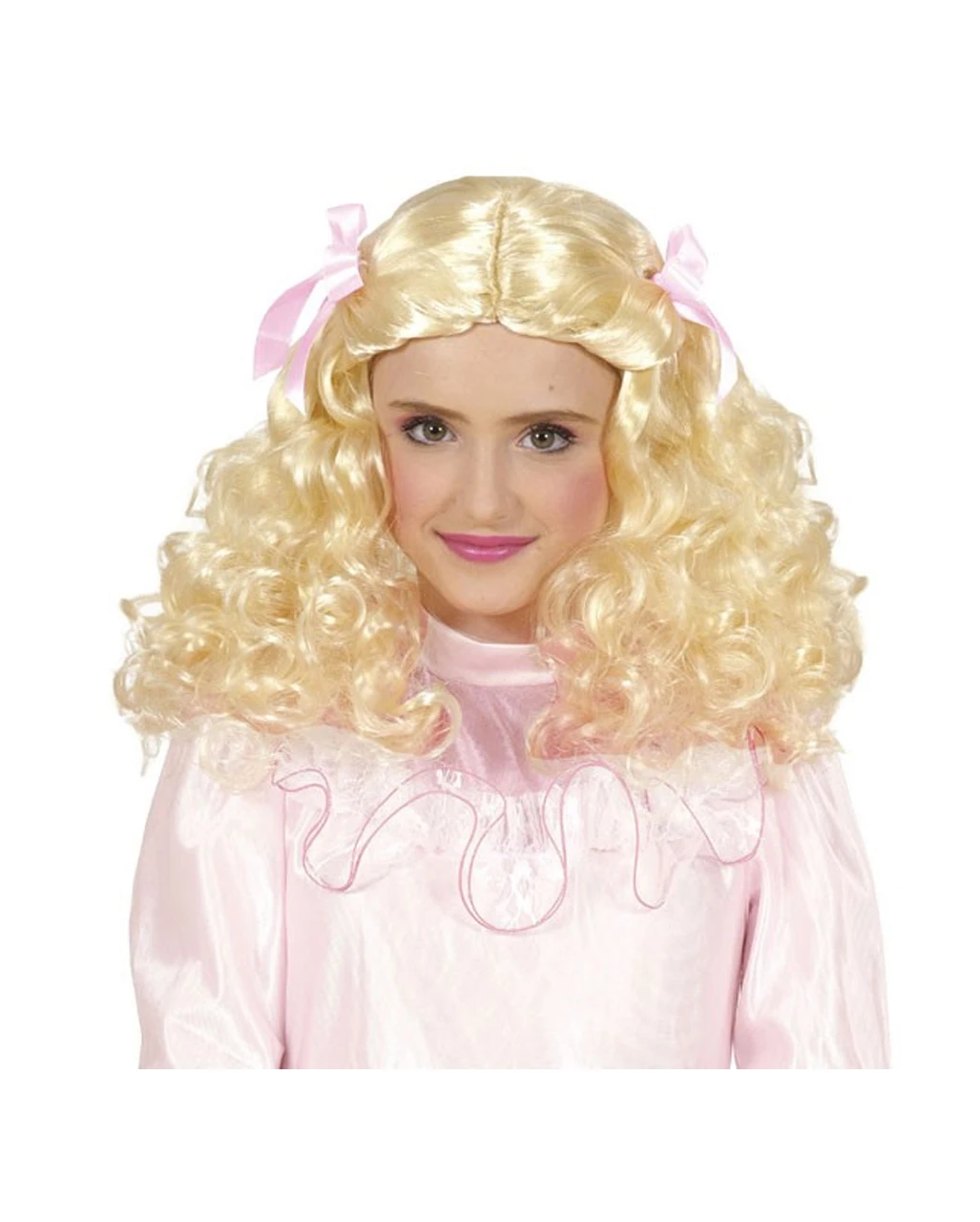 Blonde Prinzessin Kinderperücke 1 Blonde Prinzessin Kinderperücke