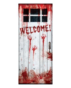 Bloody Welcome Türfolie