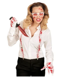 Blutige Handschuhe 5 Blutige Handschuhe -Schattenfest Verkäufe blutige handschuhe halloween kostuem zubehoer halloween bloody gloves accessories 51884 3