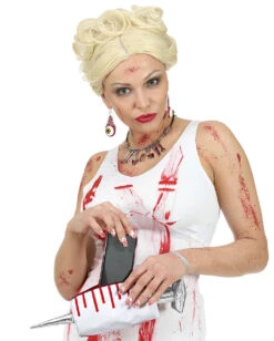 Blutige Spritze Handtasche -Schattenfest Verkäufe blutige spritze handtasche grosse spritzen handtasche bloody syringe hand bag kostuemzubehoer halloween handtasche 36998 03 1