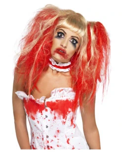 Blutige Zopf Perücke