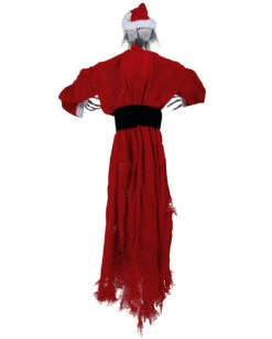 Blutiger Skelett Weihnachtsmann Mit Bewegung 90cm -Schattenfest Verkäufe blutiger skelett weihnachtsmann mit bewegung bloody skeleton santa claus with movement halloween deko 53371 3