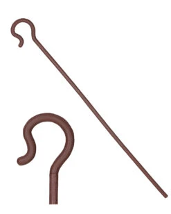 Brauner Hirtenstab 4-tlg - 148 Cm