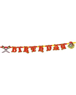 Buchstaben-Girlande Red Pirate 5 Buchstaben-Girlande Red Pirate -Schattenfest Verkäufe buchstaben girlande red pirate geburtstags accessoire fuer seeraeuber happy birthday girlande piraten party dekoration 21729 3