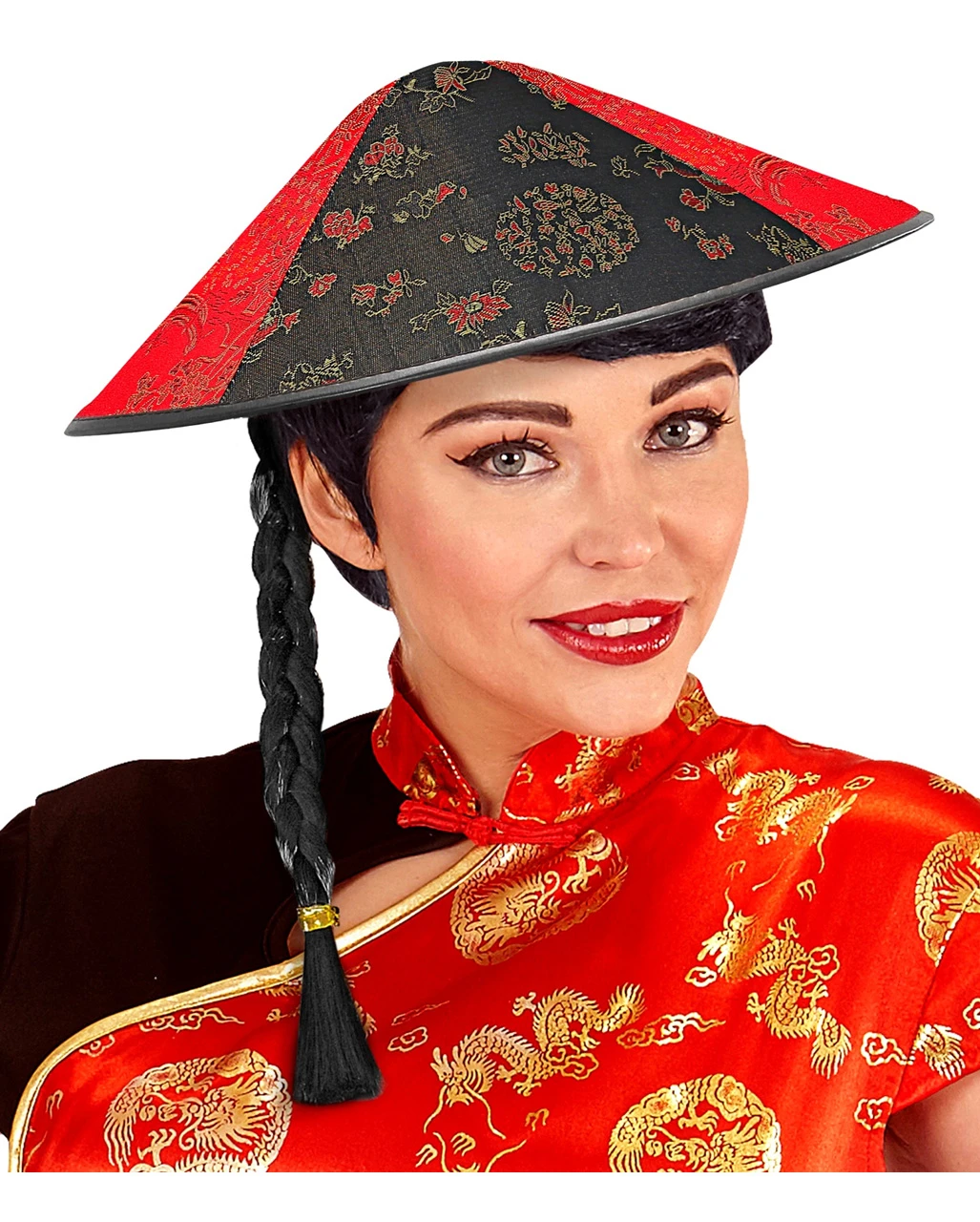 Chinesen Hut Mit Zopf 3 Chinesen Hut Mit Zopf – Bild 3