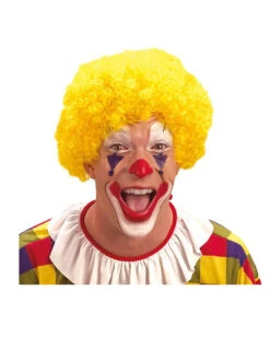 Clowns Perücke Gelb