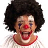 Clown Perücke Schwarz
