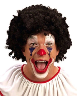 Clown Perücke Schwarz