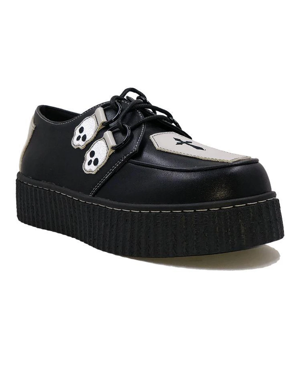 Coffin Black Creepers Schuhe 3 Coffin Black Creepers Schuhe – Bild 3