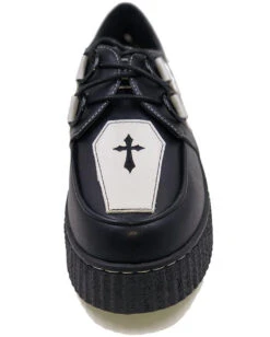 Coffin Black Creepers Schuhe 10 Coffin Black Creepers Schuhe -Schattenfest Verkäufe coffin black creepers schuhe krypt coffin black creepers shoes halloween schuhe 52805 4