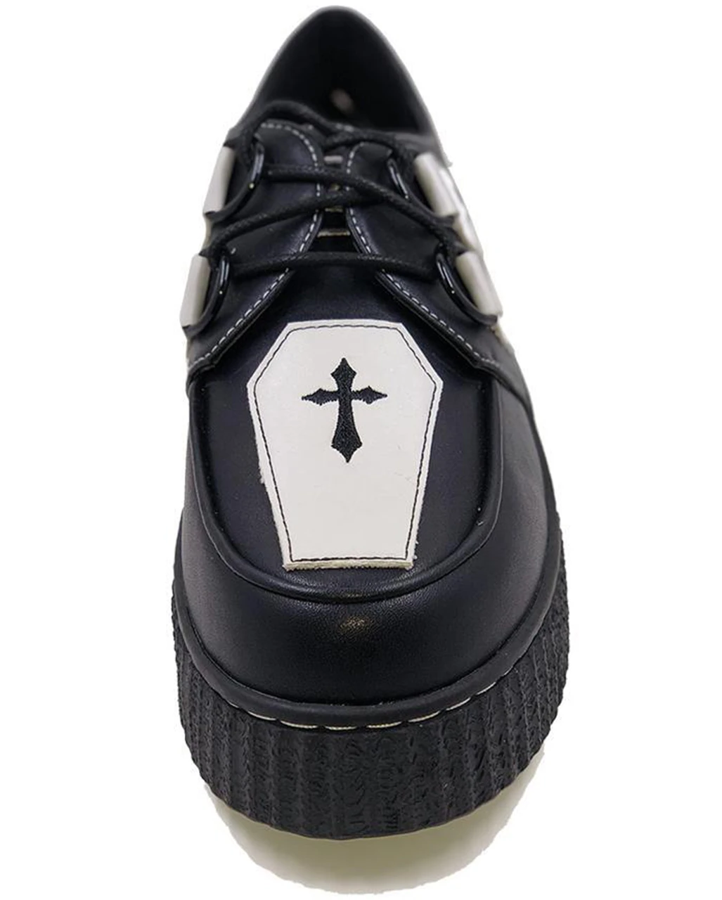 Coffin Black Creepers Schuhe 4 Coffin Black Creepers Schuhe – Bild 4