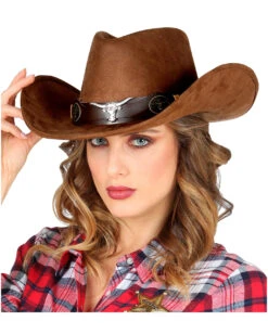 Cowboyhut Braun In Wildlederoptik -Schattenfest Verkäufe cowboyhut braun in wildlederoptik brown dallas cowboy hat faschings und mottoparty kostuem huete und zubehoer 51873 2